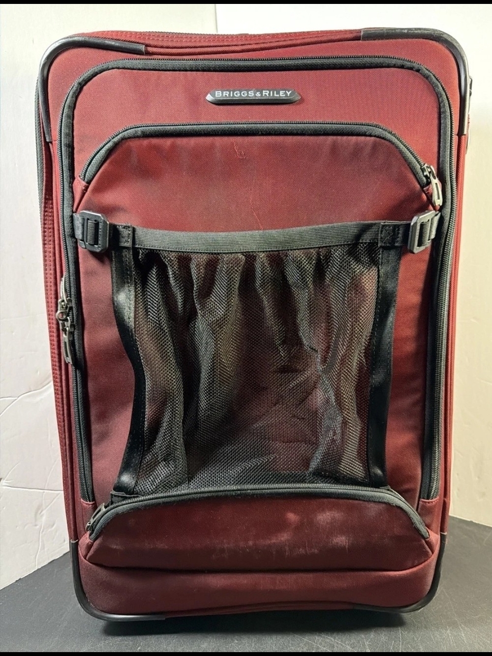 Briggs & Riley Transcend 21" Upright Wheeled Exp Carry On Suitcase Red TU322X-40